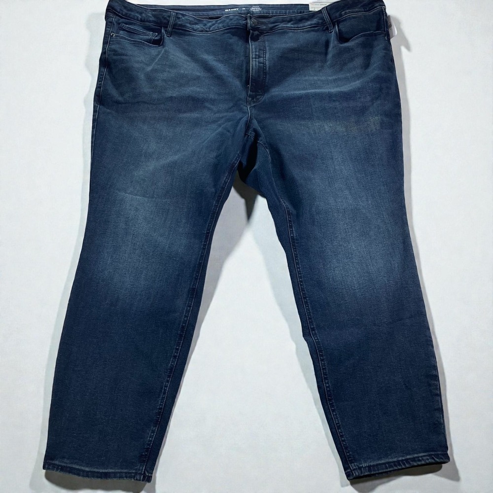 OLD NAVY Rockstar Denim Jeans Women's Super Skinny High Rise Blue Size 30 NWT